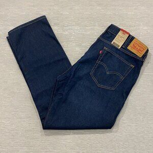 Levis 514 Jeans Mens 40 x 32 Straight Leg Regular Fit Dark Wash Denim